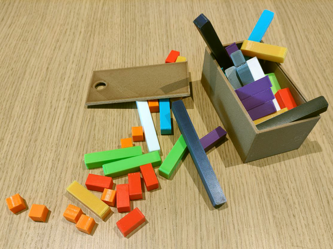 Math Rods Game with Storage Box — miniatura 2