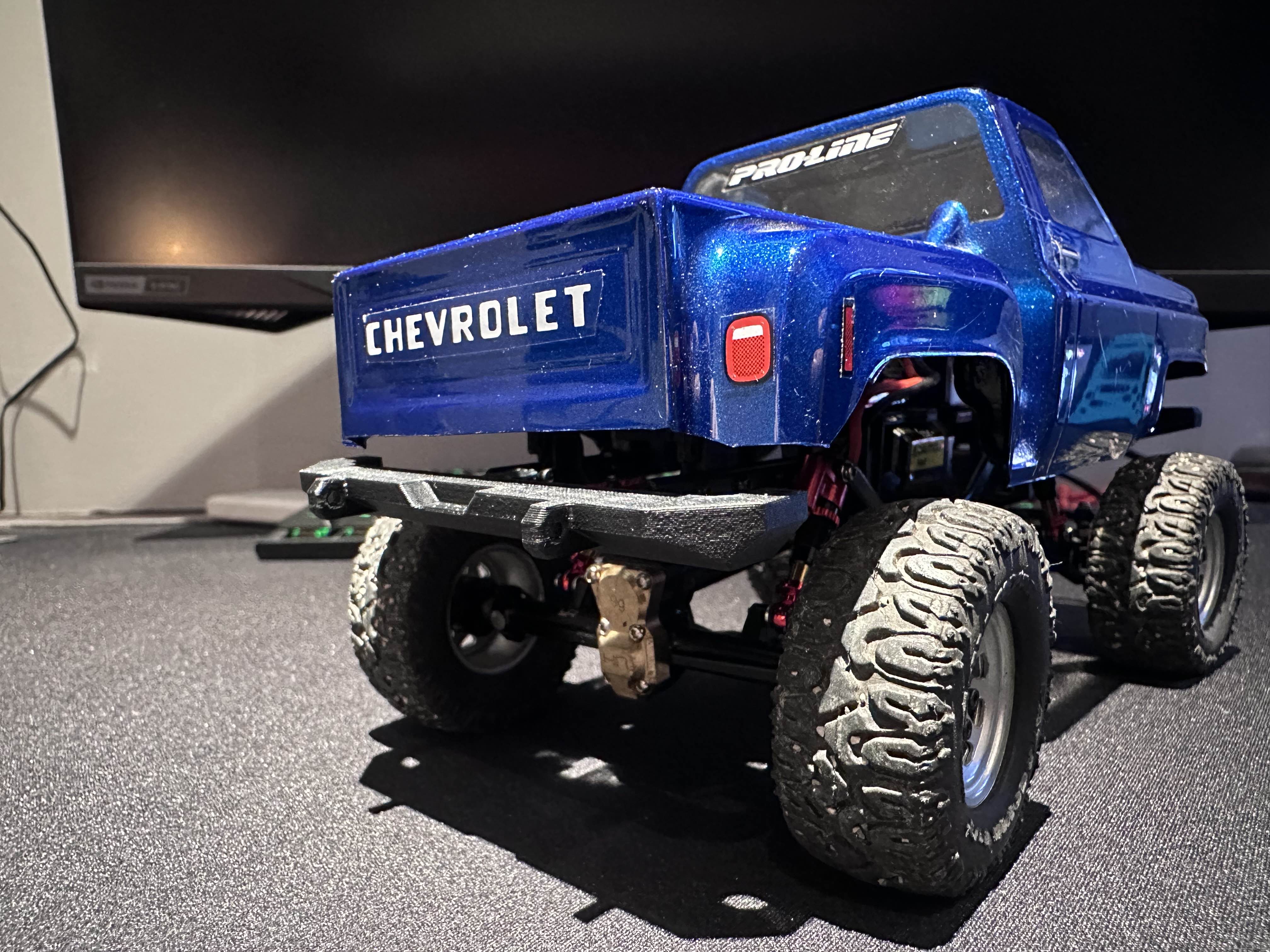 SCX 24 Rear Bumper by Jake Kucher Download free STL model