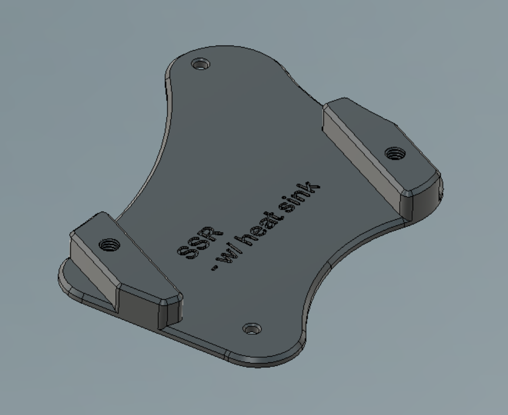 Qidi Plus 4 SSR Mounting Board