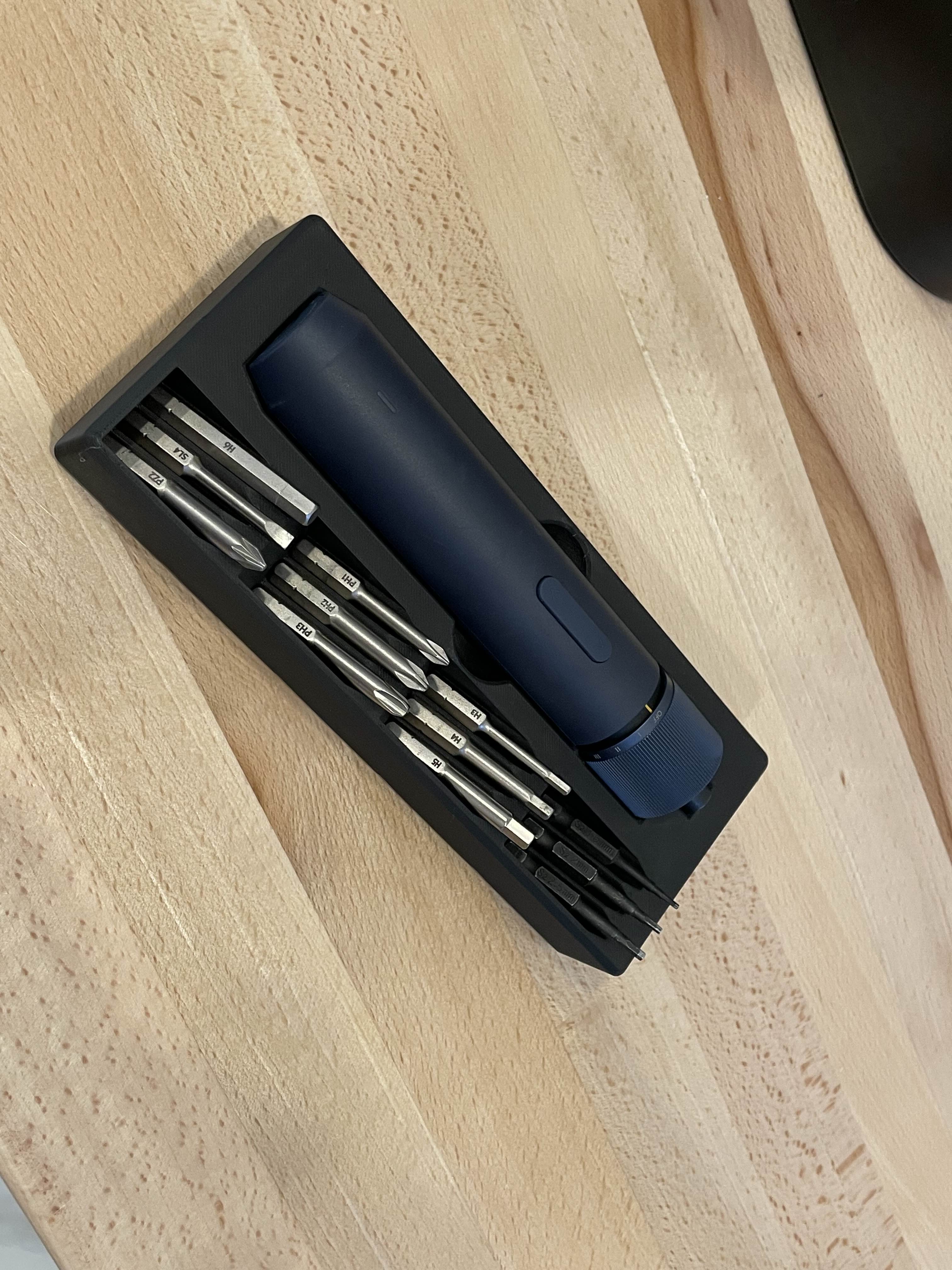 HOTO Electric Screwdriver and Bits Gridfinity Bin