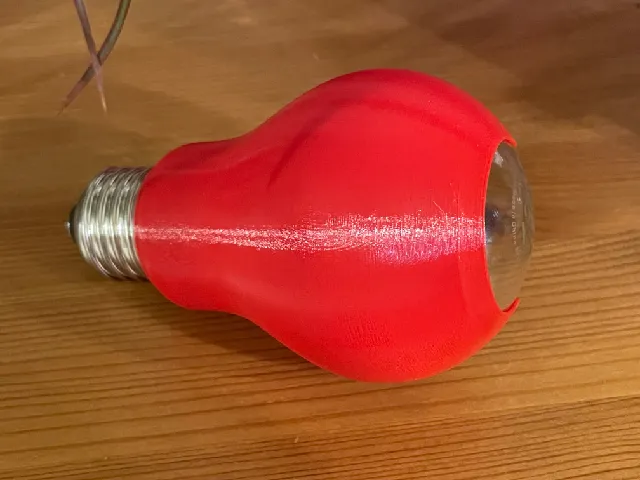 Lamp shade E27 pear  - stínítko na žárovku E27 hruška