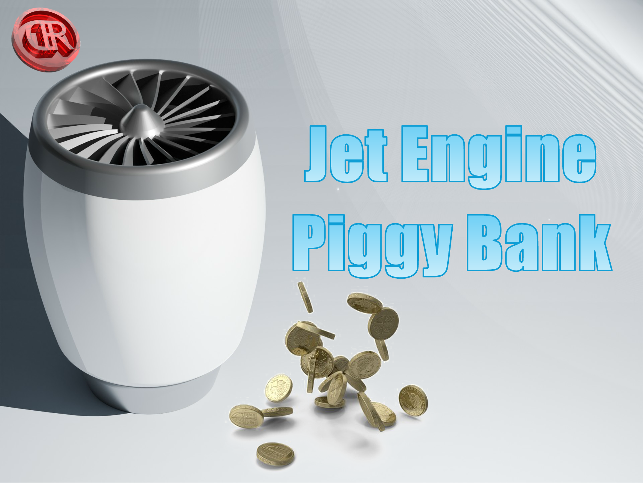 Jet Engine Piggy Bank