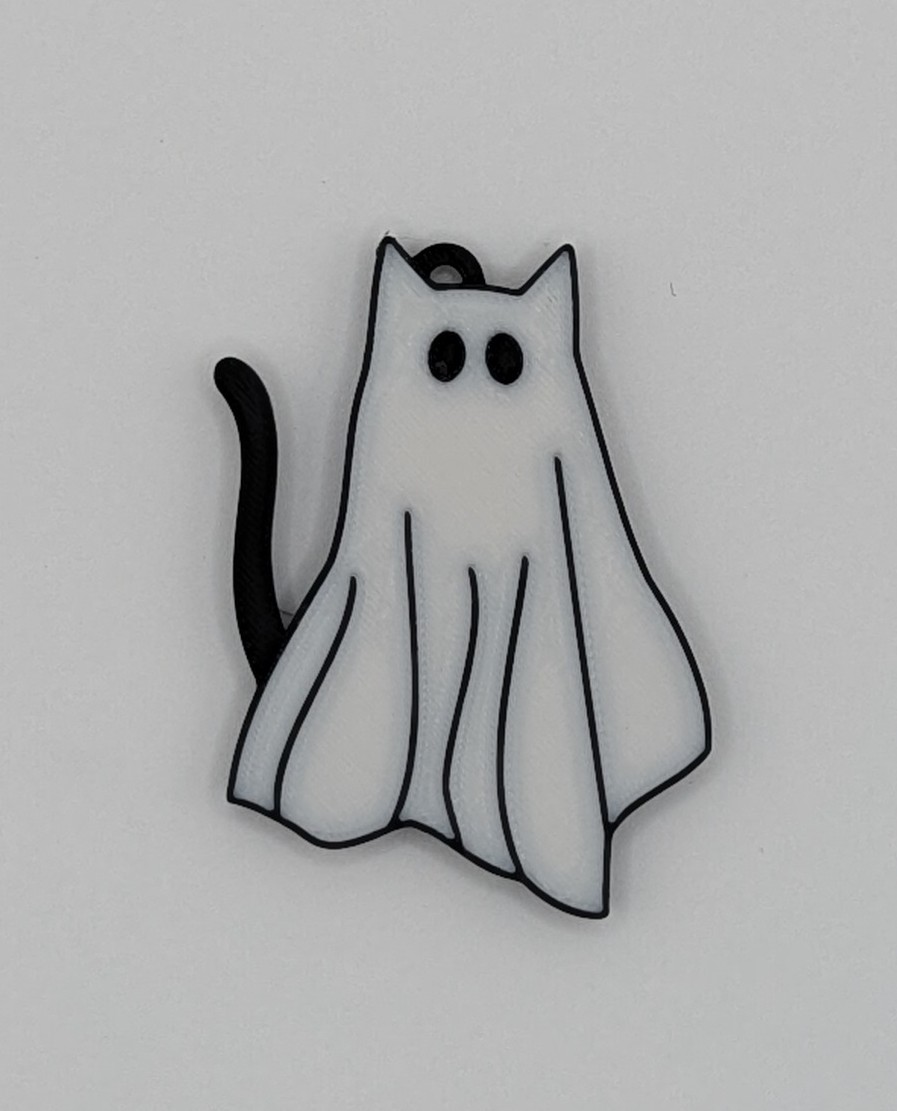 Ghost Cat Keychains — thumbnail 5