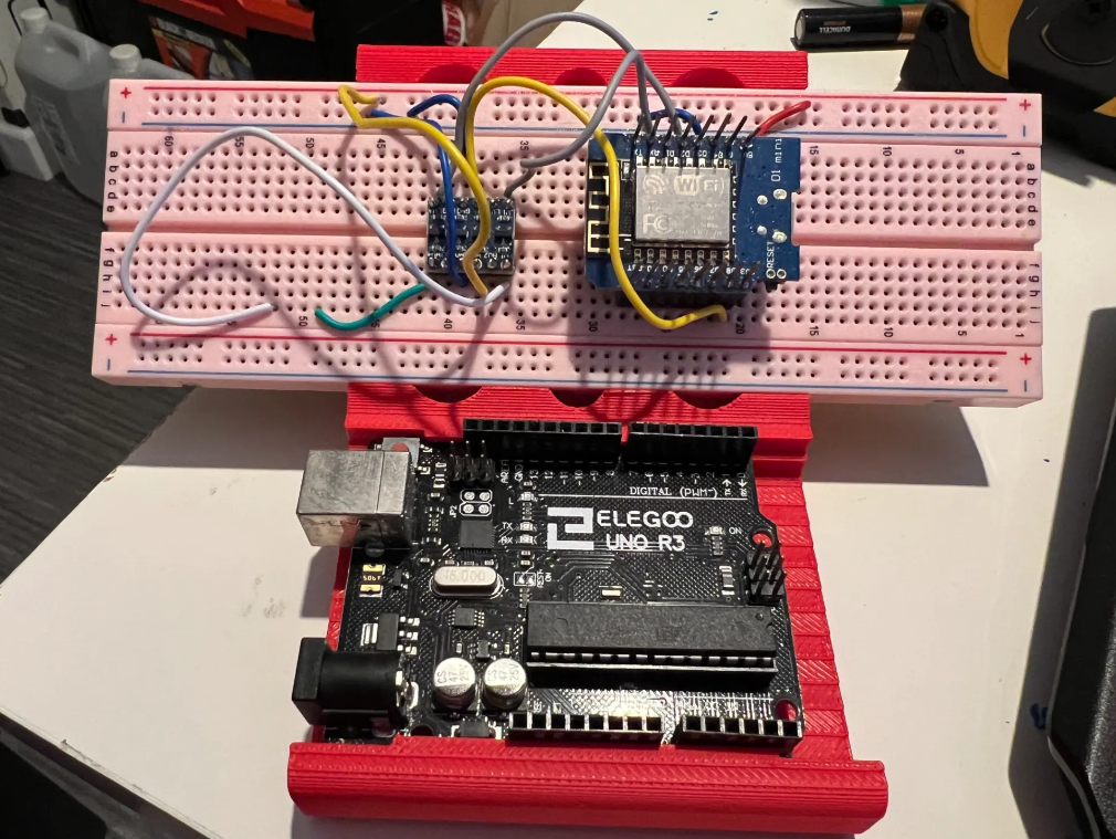 Arduino R3/(+Raspberry pi?) and breadboard holder for electronics projects learning