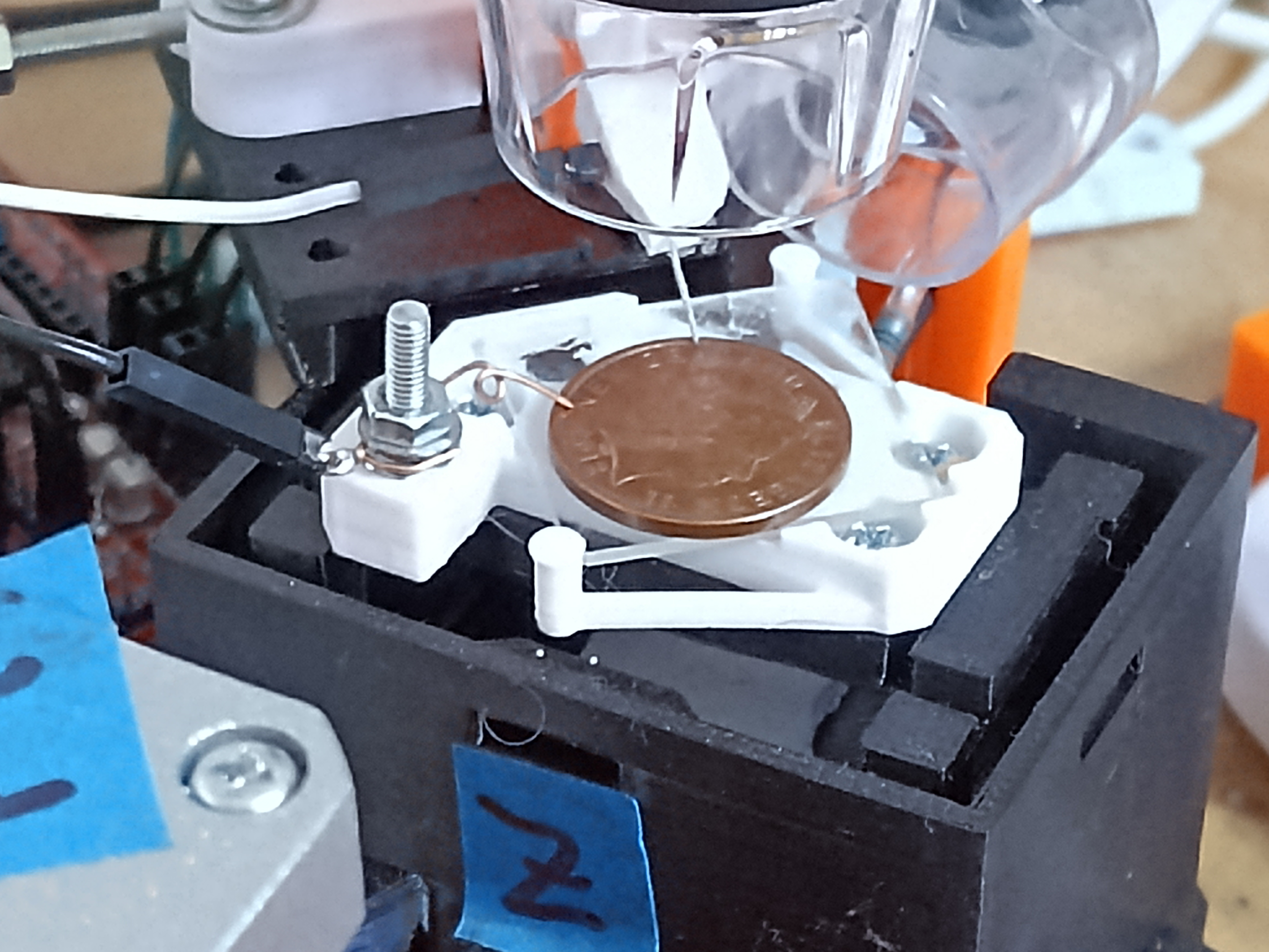 Conductive Sample Holder For OpenFlexure Block Stage by Vik Download free STL model