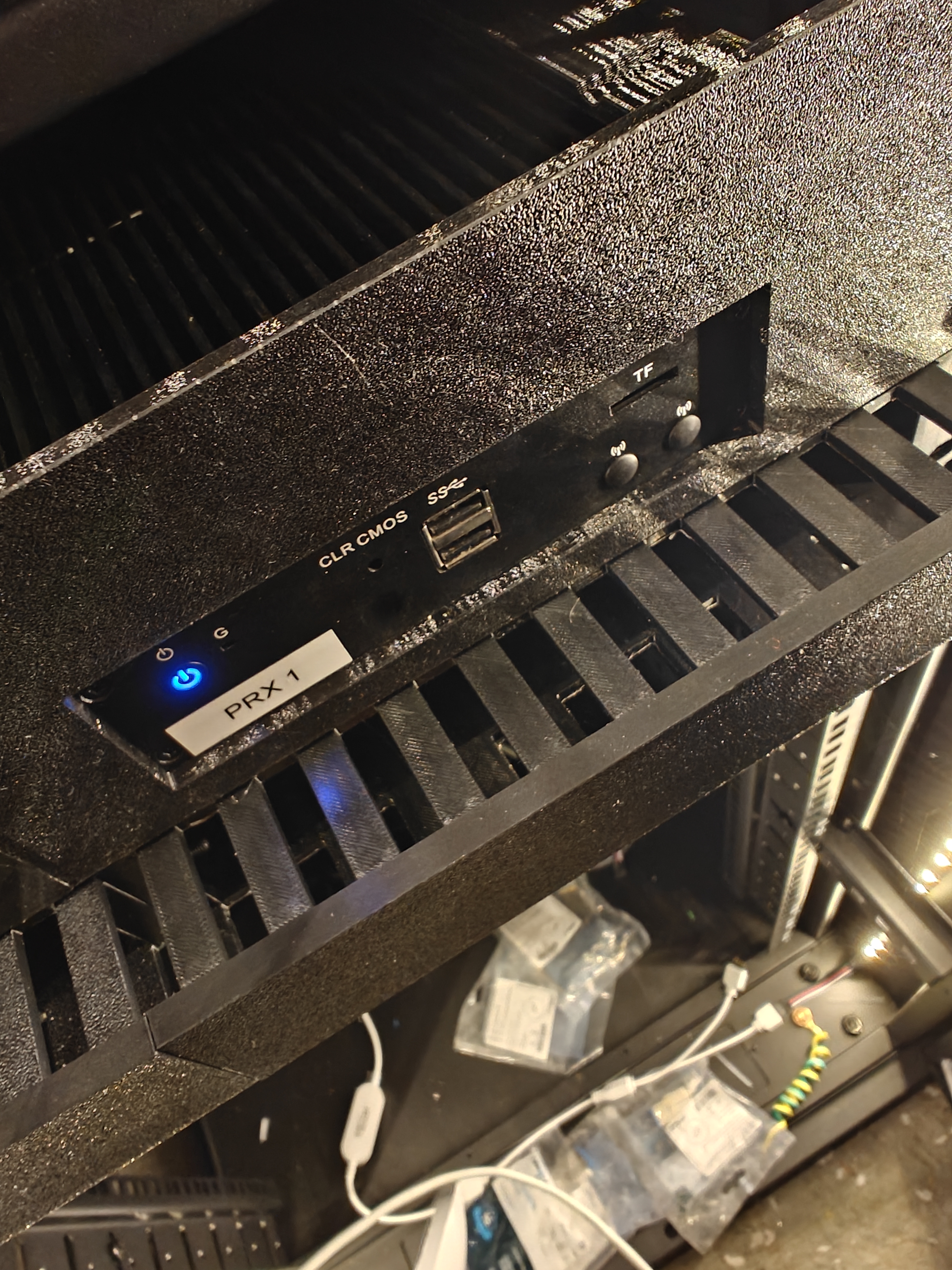 19" rack cable manager 1u