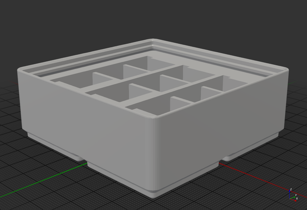 Gridfinity - Raspberry Pi 3 (x3) holder — miniatura 3