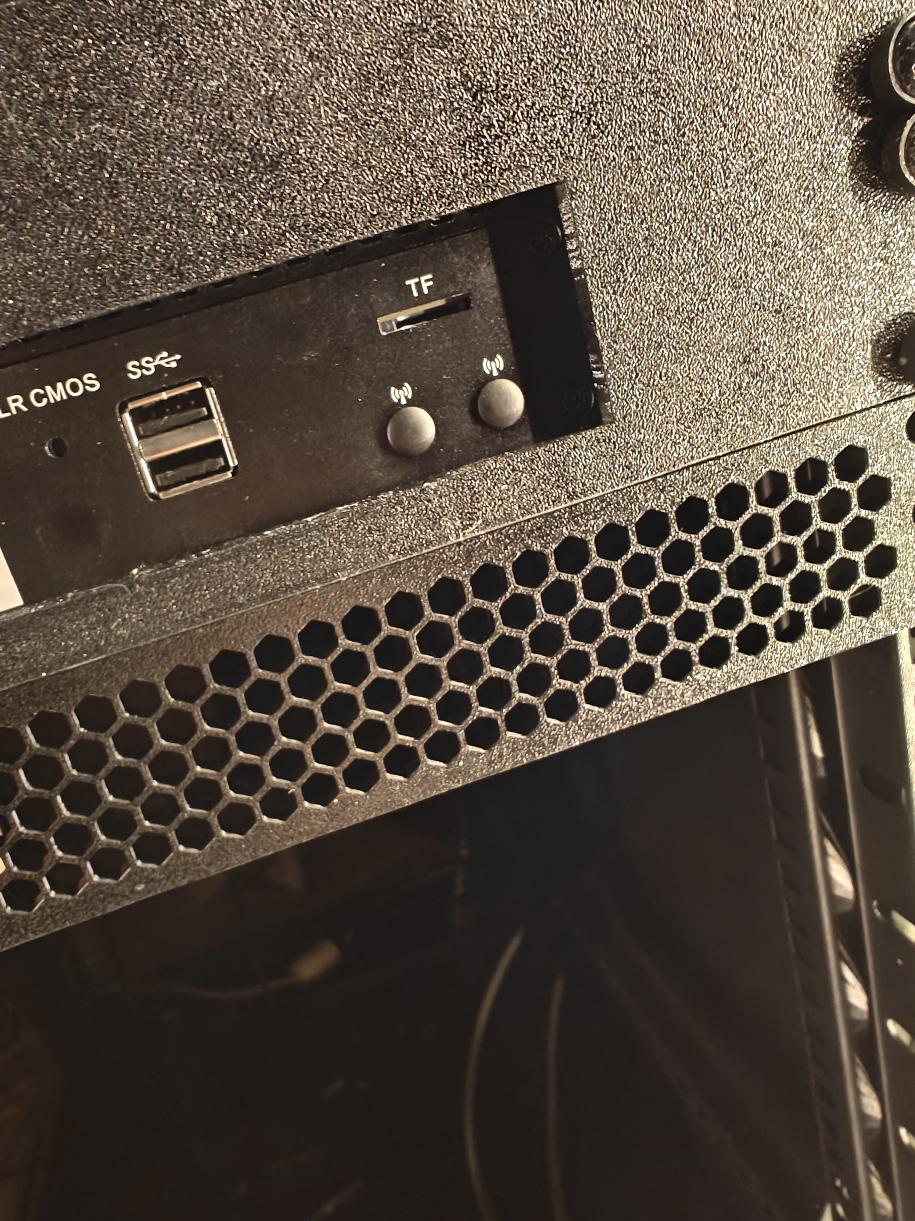 19" rack blanking plate ventilated 1u