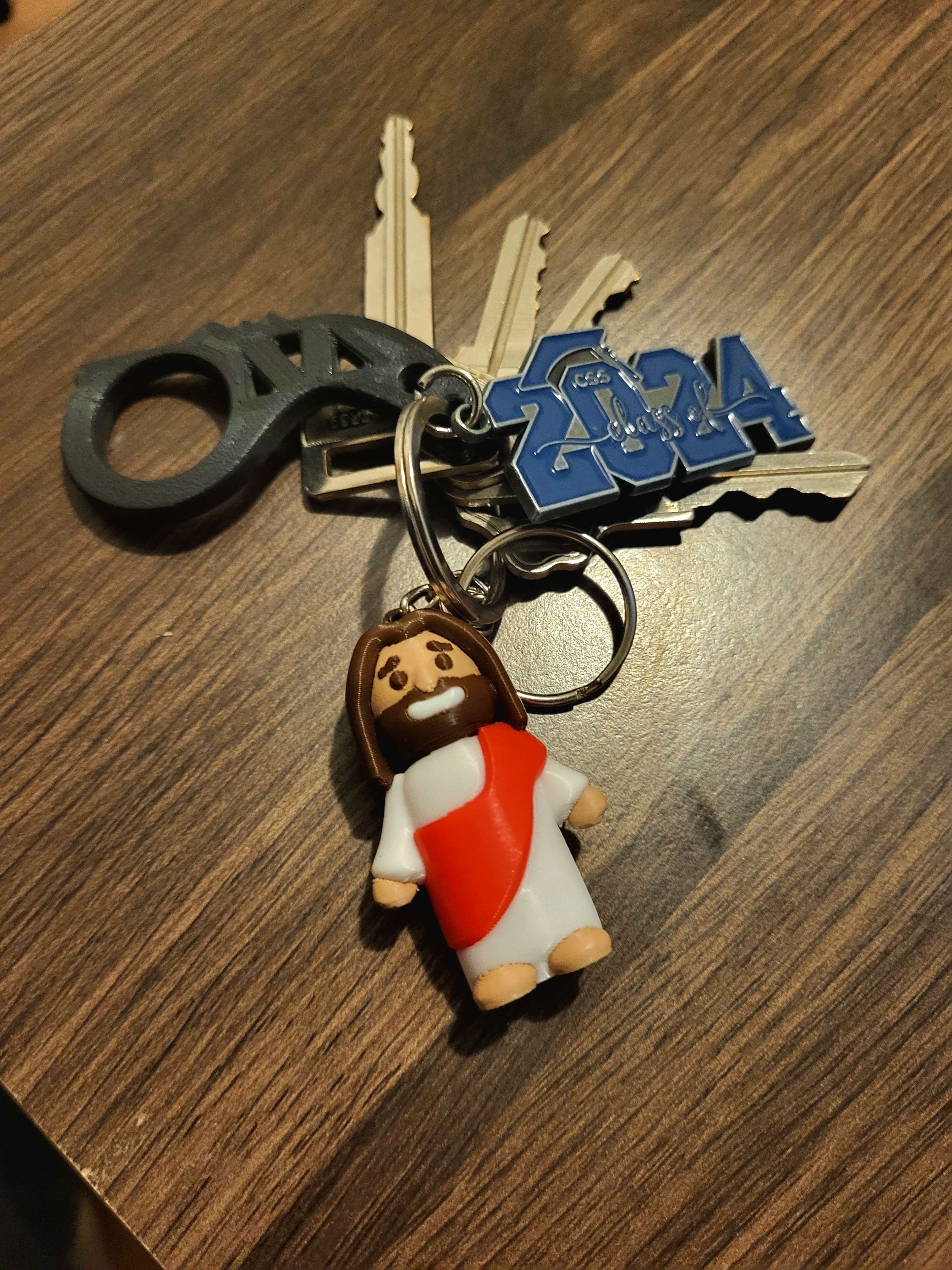Mini Jesus Keychain
