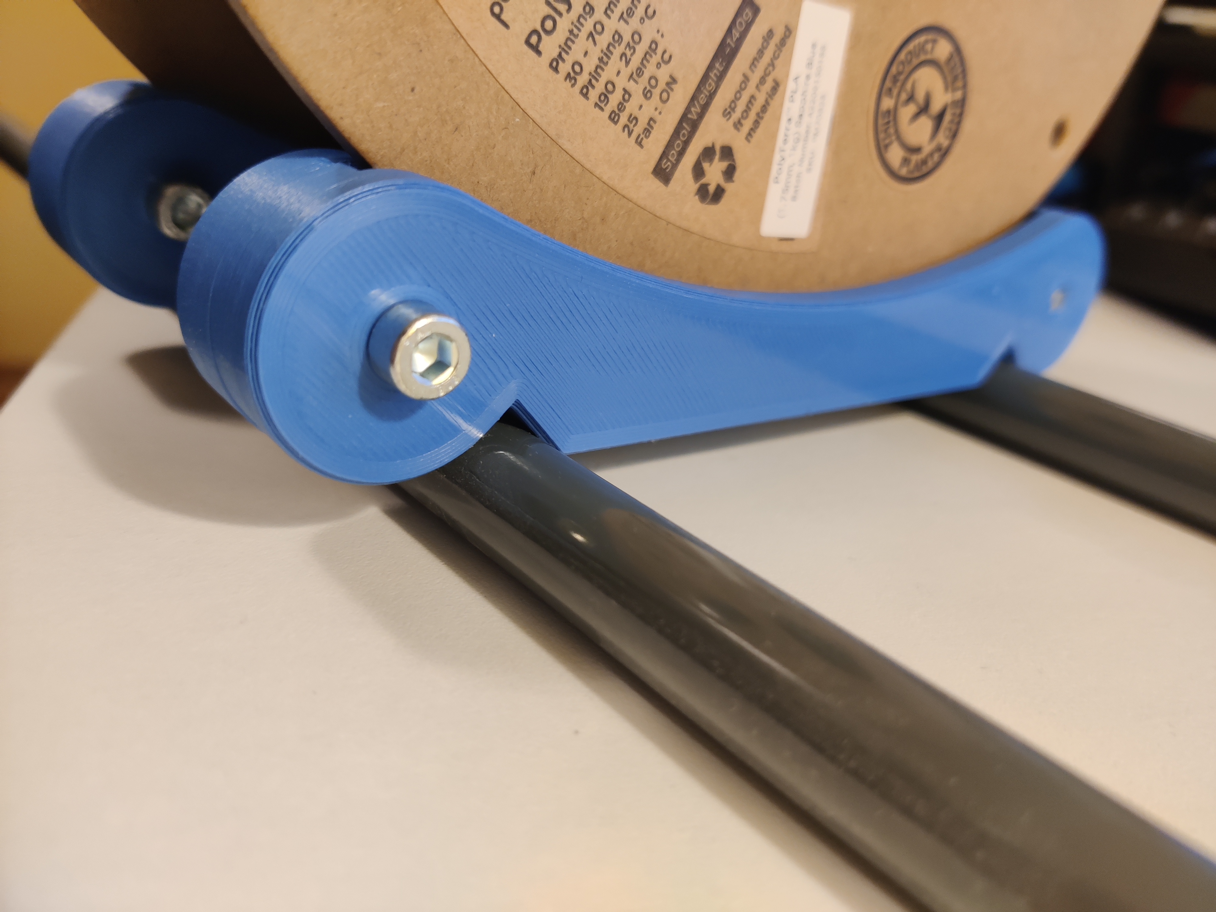 Filament Spool Holder for V-Slot Wheels with 625ZZ Bearings
