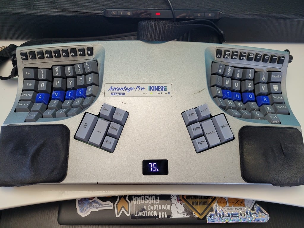 Maltron Contoured Keycaps for Kinesis Advantage / Dactyl / Dished Columnar Split Ergo Keyboard Multimaterial