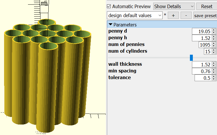Parametric Penny Weight Shell by Simplify and add Coffee | Download ...