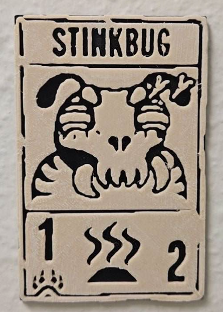 Inscryption Stinkbug Card Model