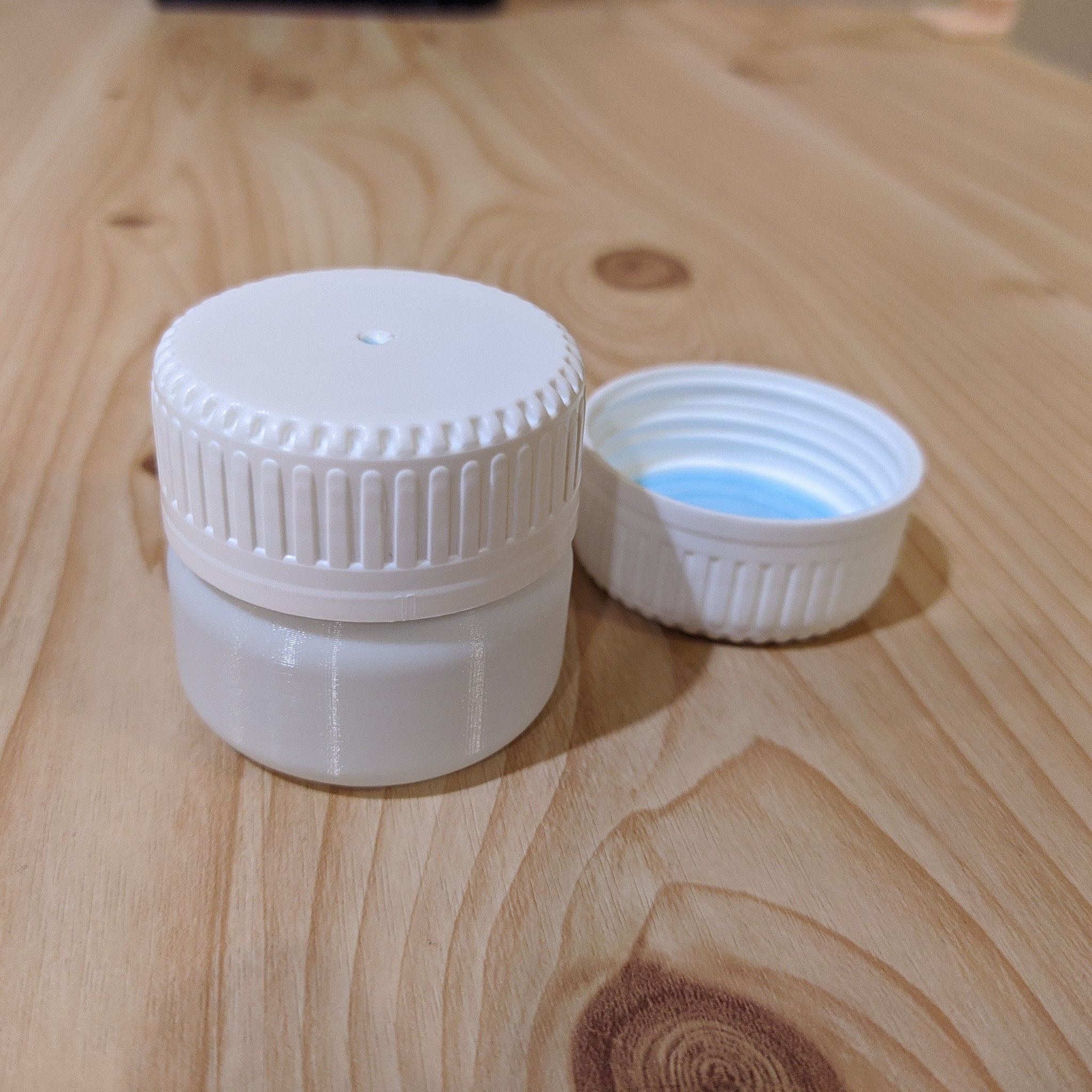 Bottle for taiwanese milk tea cap