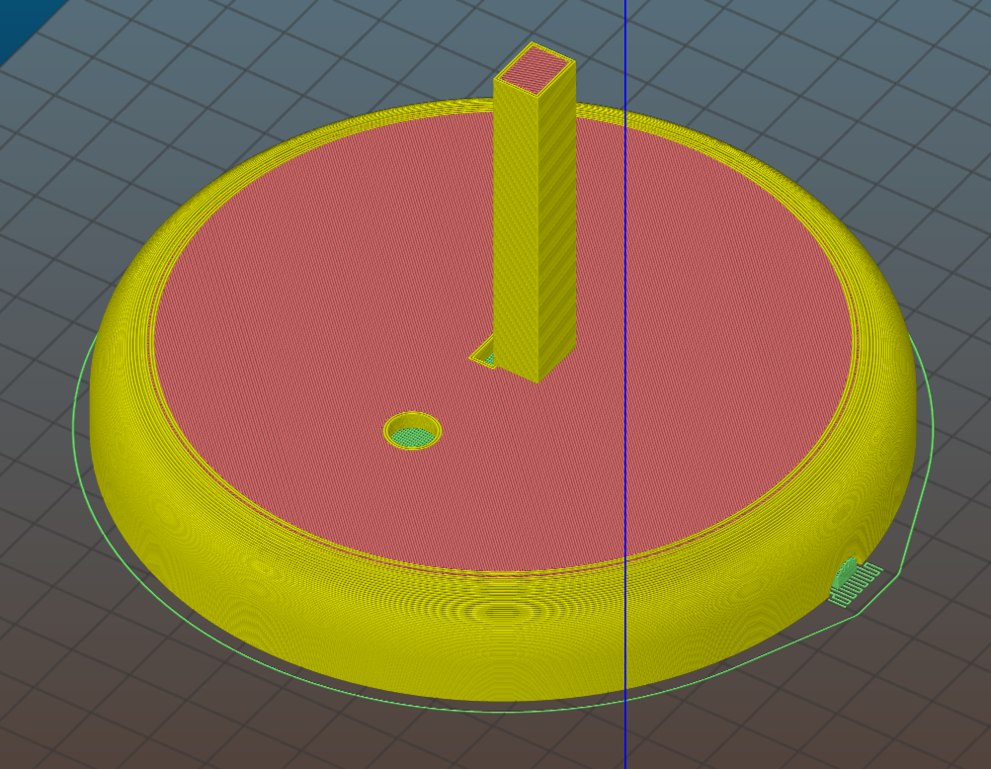 Night Light Base by Led Download free STL model