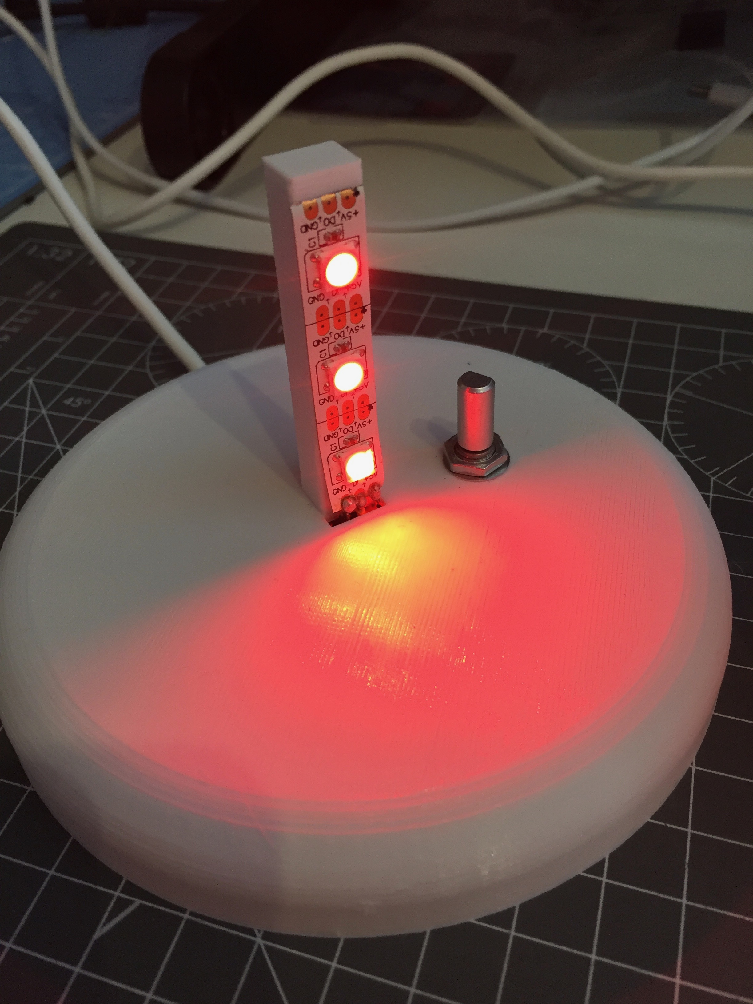 Night Light Base by Led Download free STL model