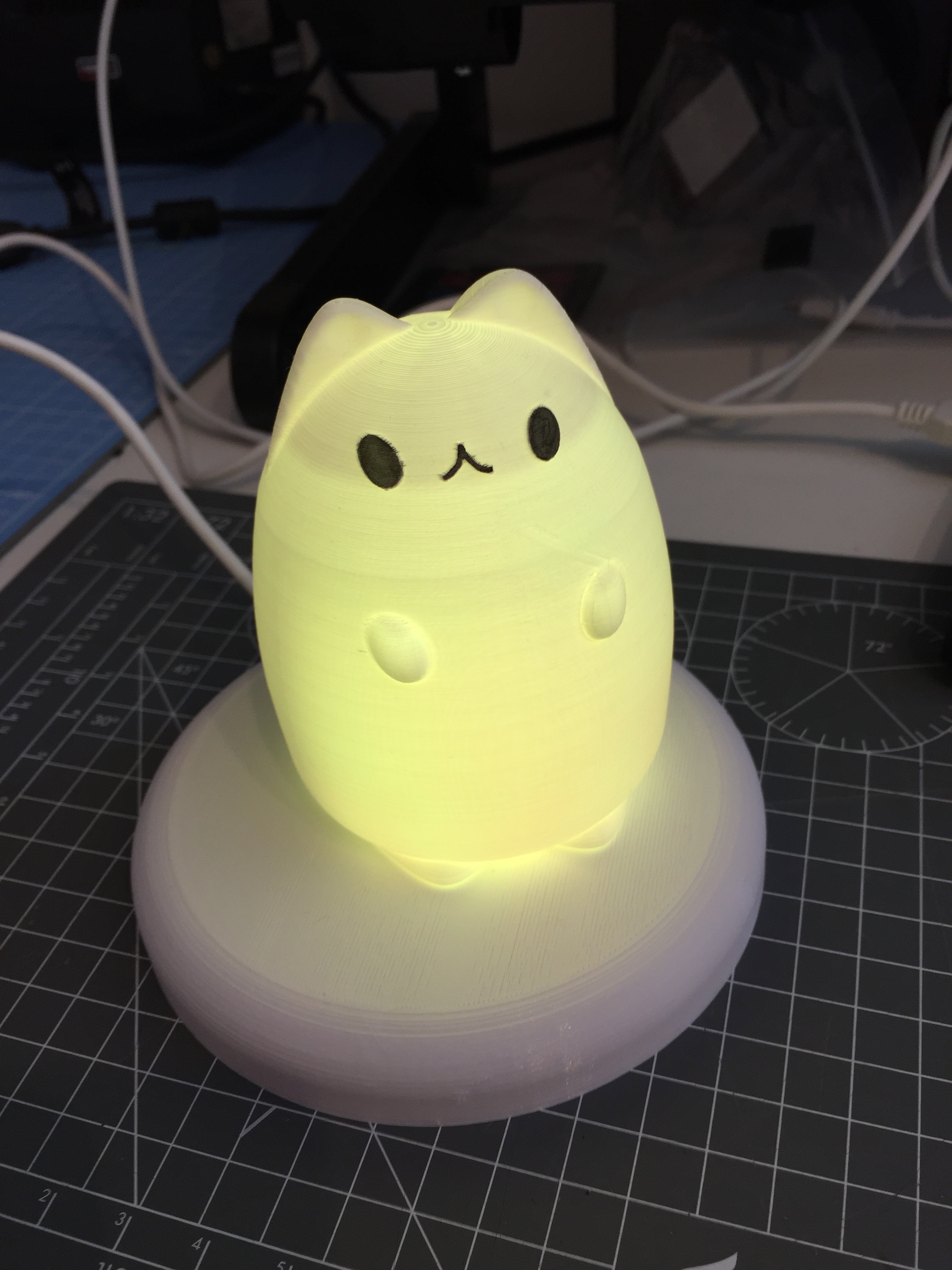 Night Light Base by Led Download free STL model