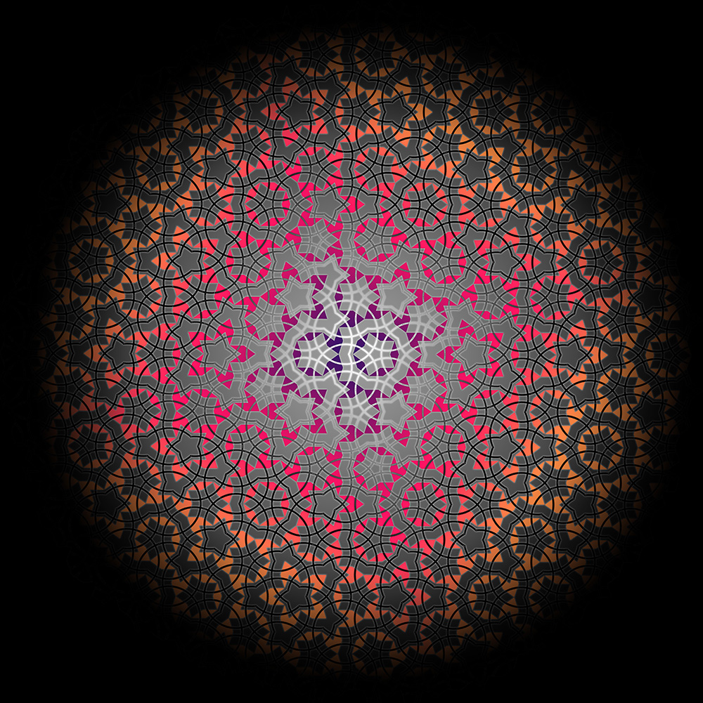 Penrose Tiling - Oxford Pattern - Prototiles/Rhombi by LexFran ...