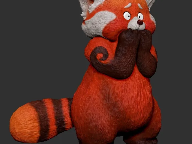 Turning Red Redpanda Fanart Figure Decor