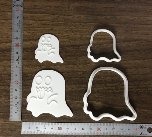 Miniatura 3 do modelo 3D Halloween Ghost Cookie Cutter
