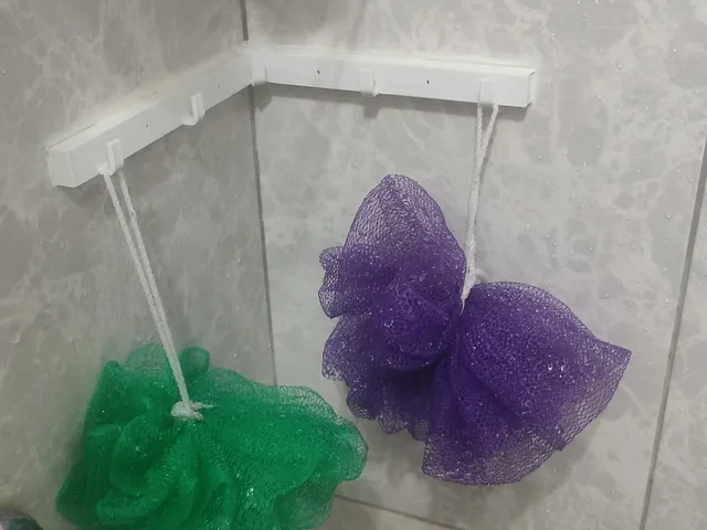 Bath Loofah Corner Holder