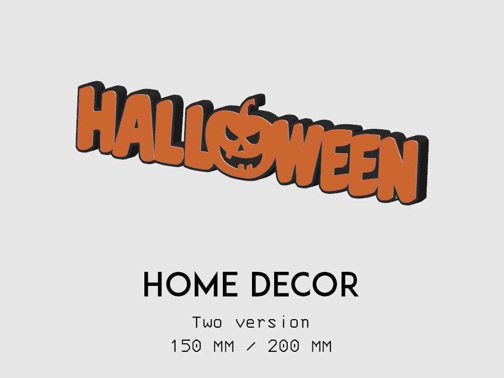 Halloween sign home decor