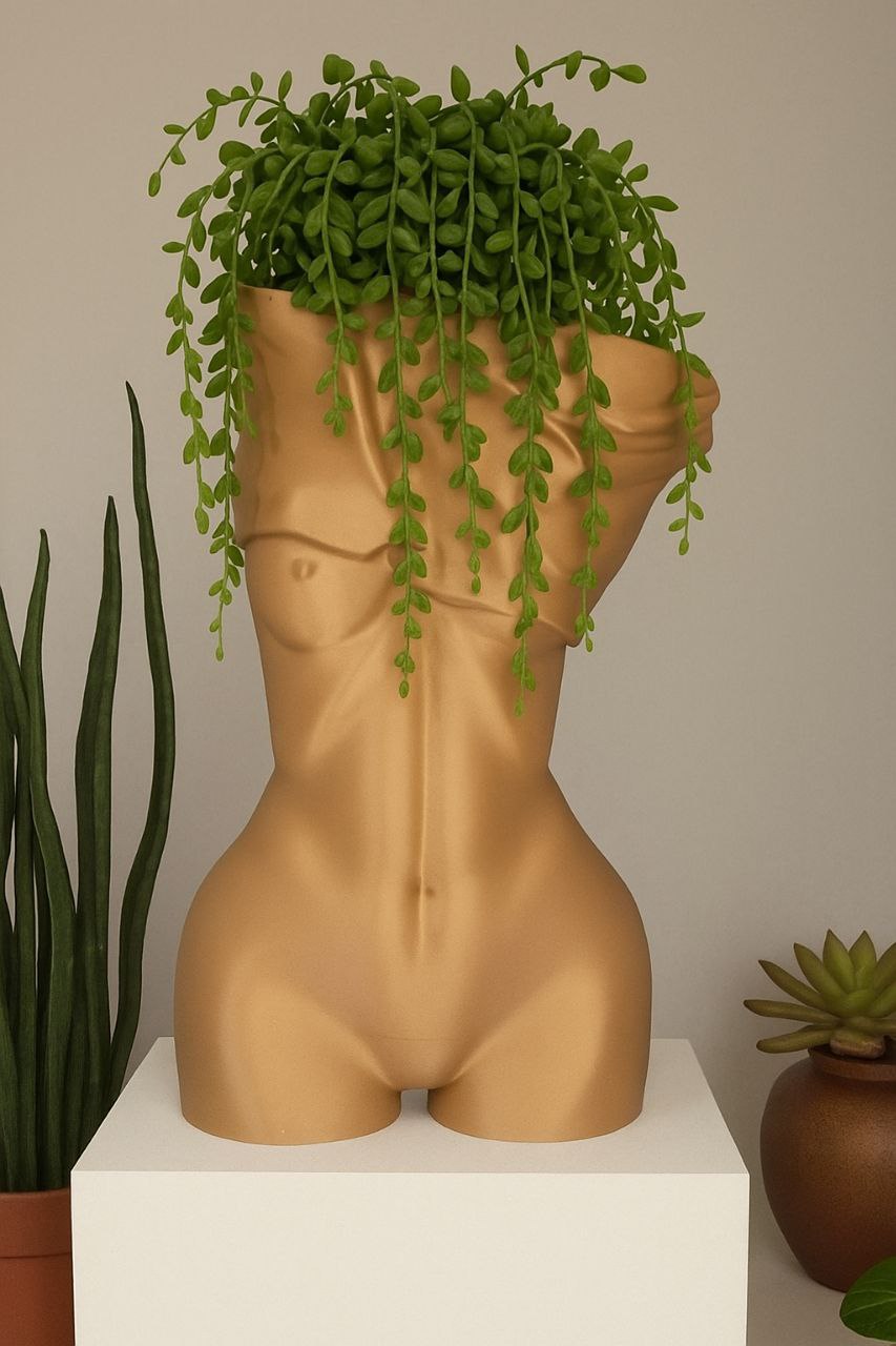 Female Torso Vase