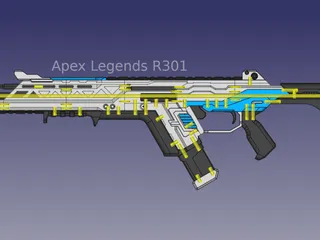 apex モデルガン R301 Apex Legends R301 Carbine by NanaBanana | Download free STL model