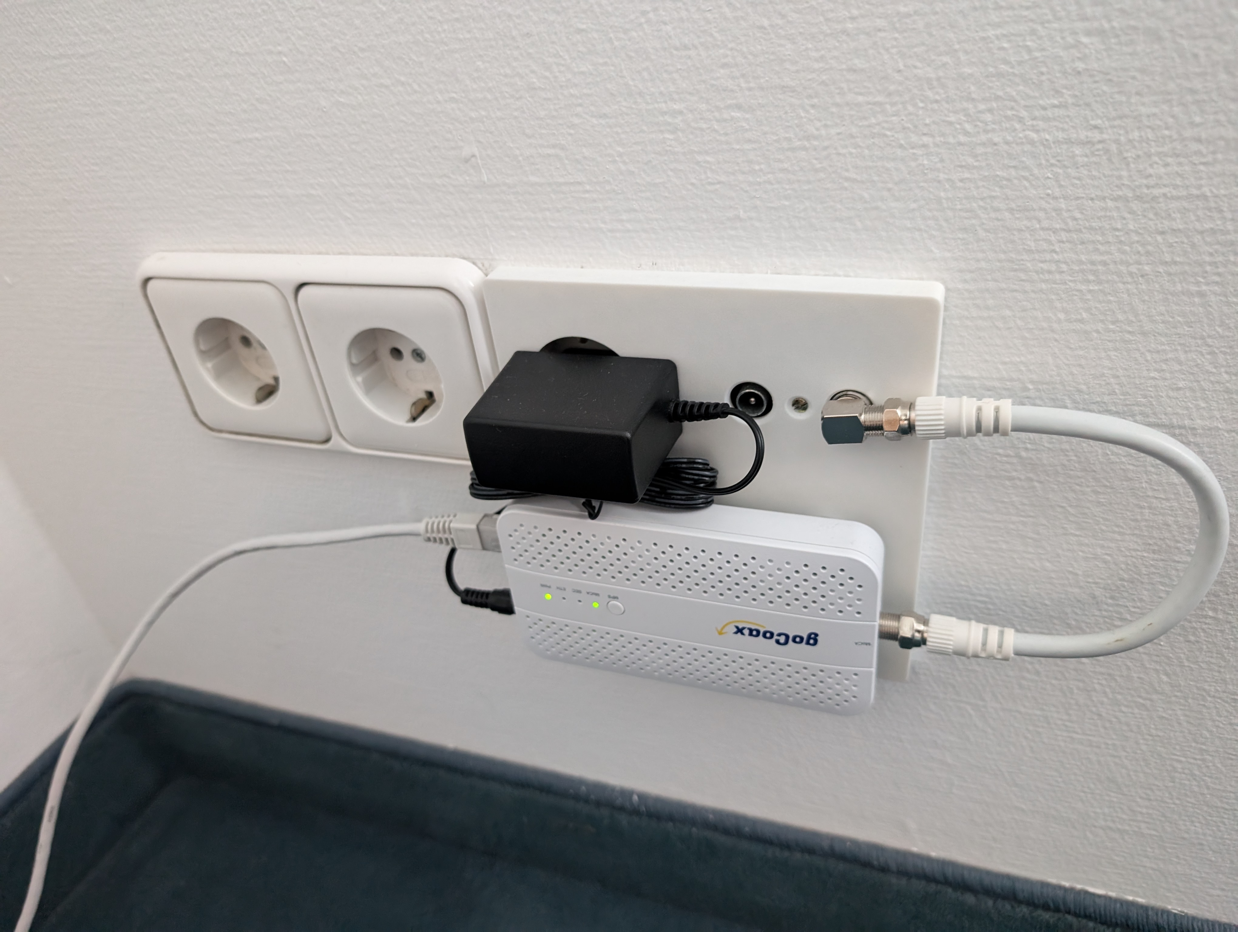 Halter für goCoax MoCa Adapter