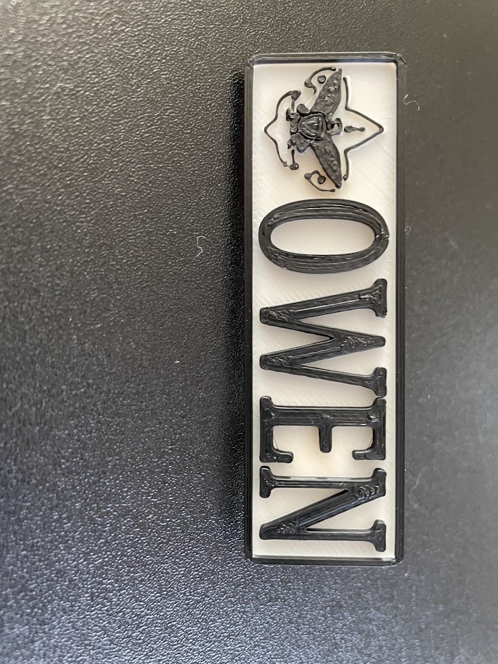 Boy Scout name tag