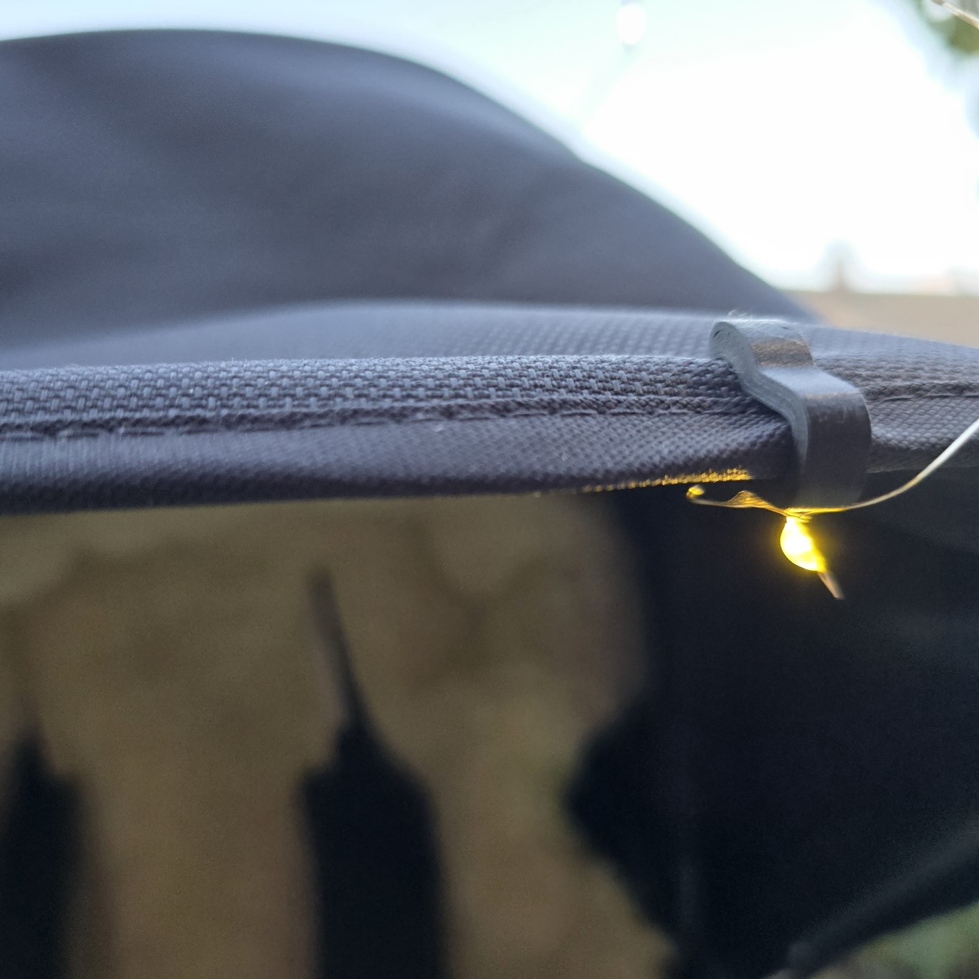 LED String Light Holders for Uppababy Vista V2 Stroller