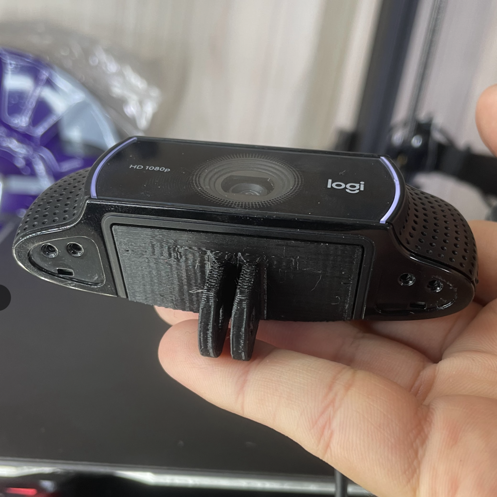 Logitech C920/C922 GoPro mount bottom