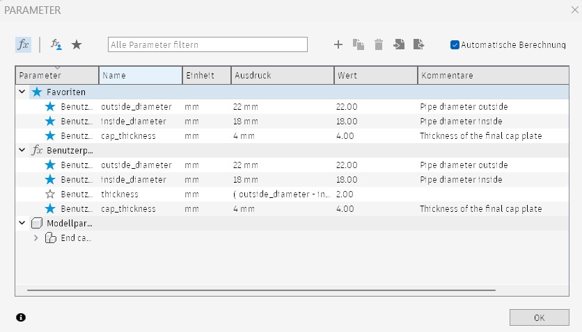 End cap for pipe (parameterized) — thumbnail 8