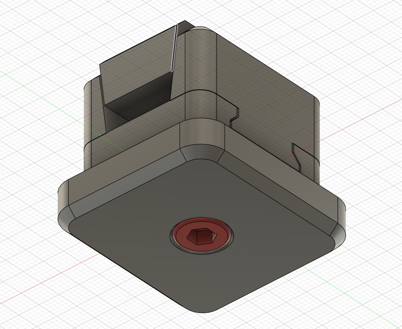 End cap for rectangular tube (parameterized) — thumbnail 12