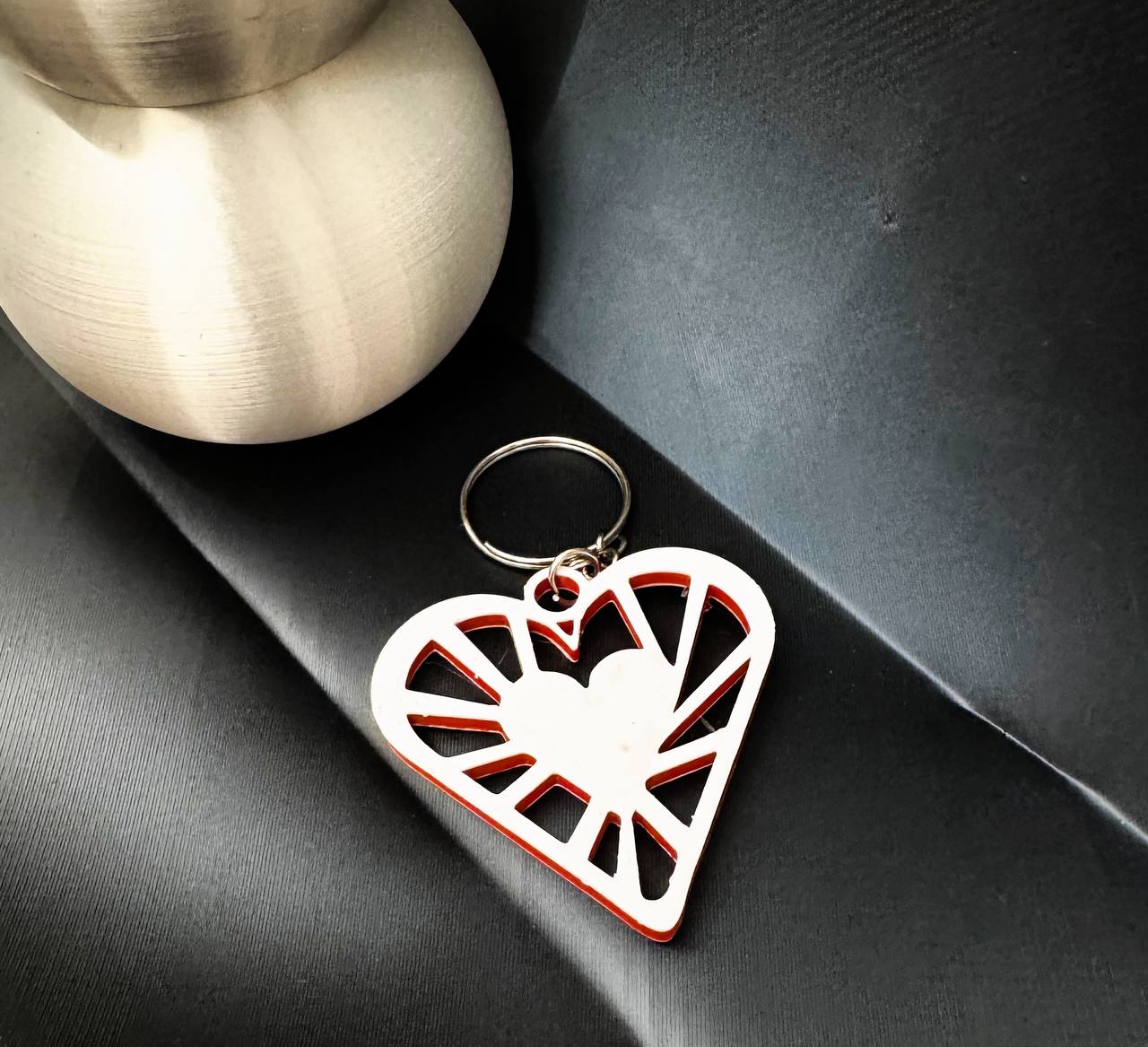 Radius Heart Keychain