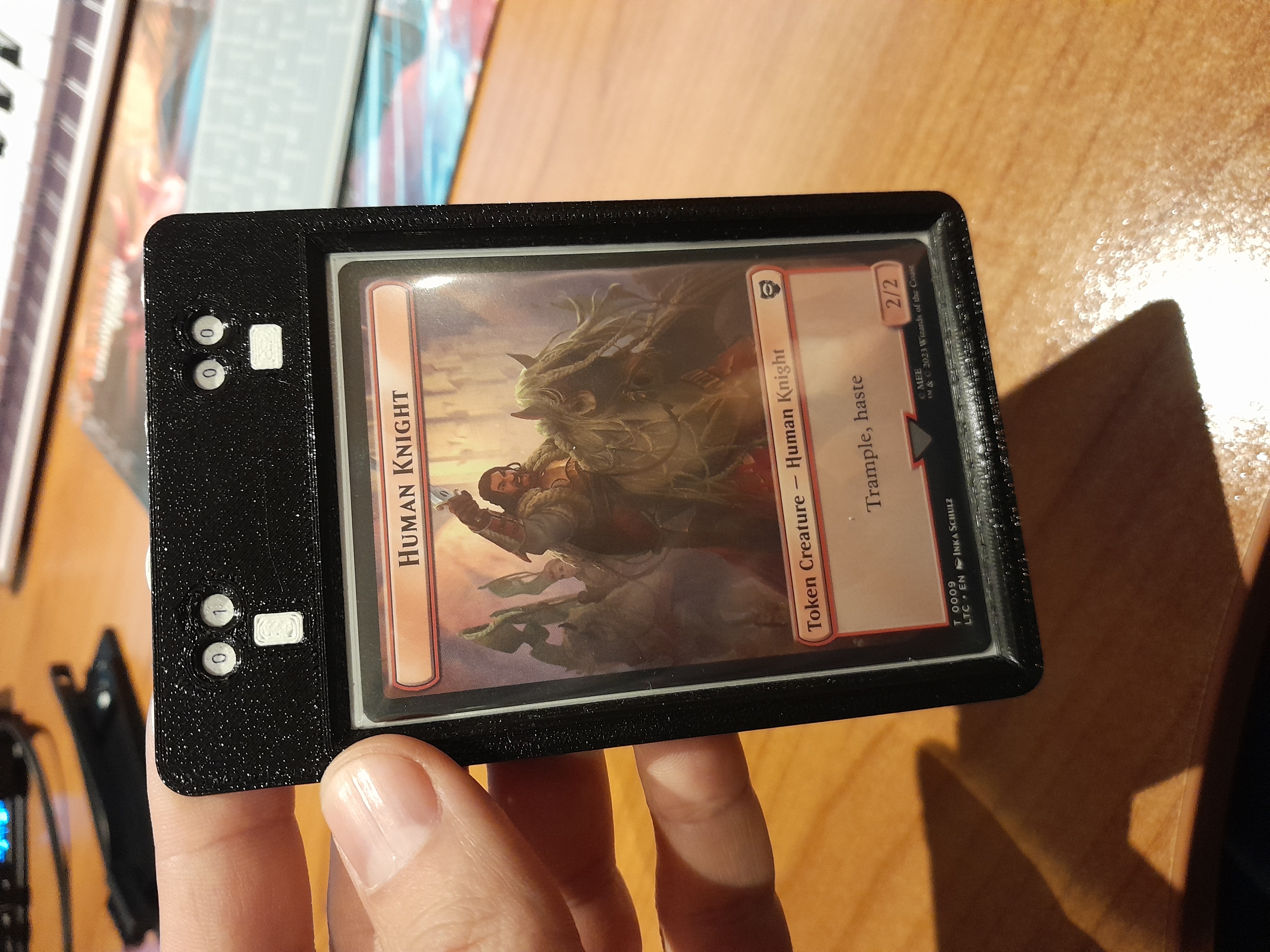 MtG token tapped and untapped counter