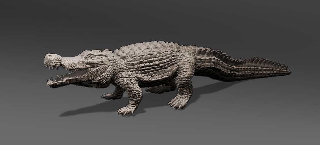 deinosuchus figurine