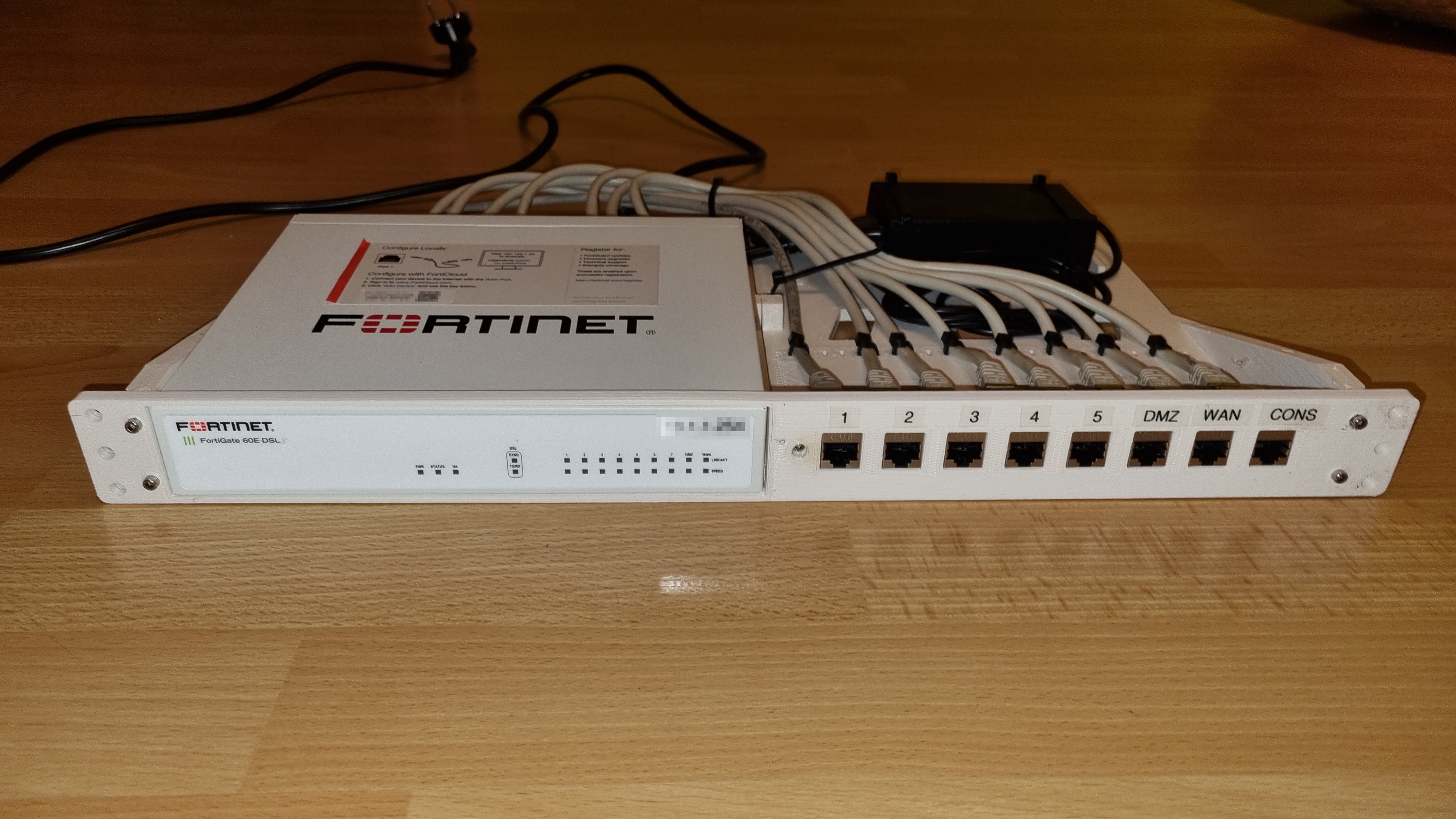 FortiGate 60E-DSL 19" 1U Rackmount