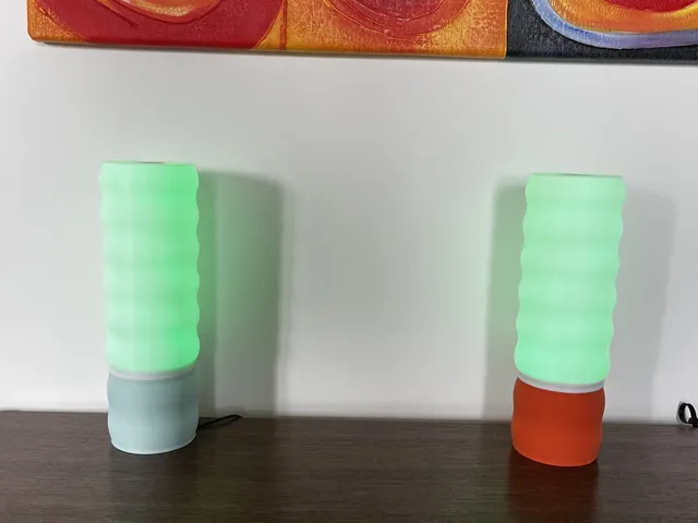 Remote-Controlled Colorful LED Lamp