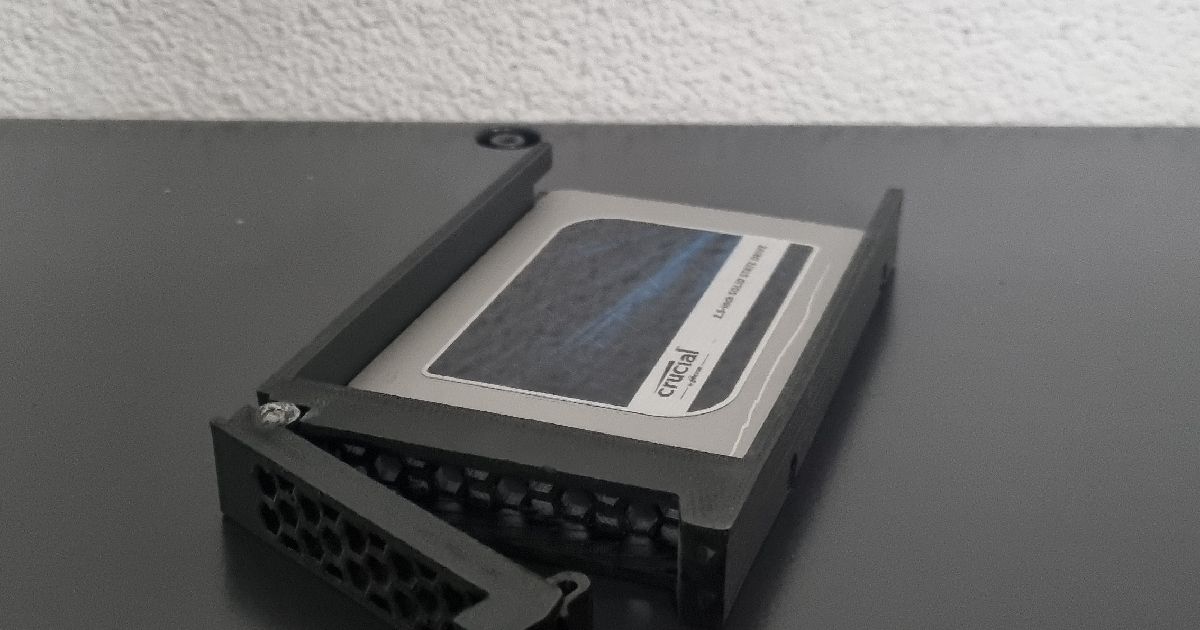 Fujitsu SFF Caddy (Primergy TX1320 M4) by p8ght Download free STL