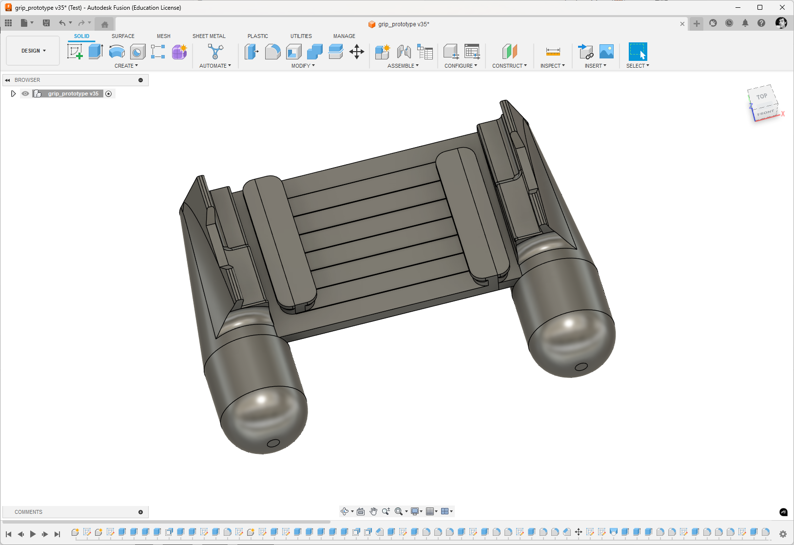 Gaming phone holder prototype