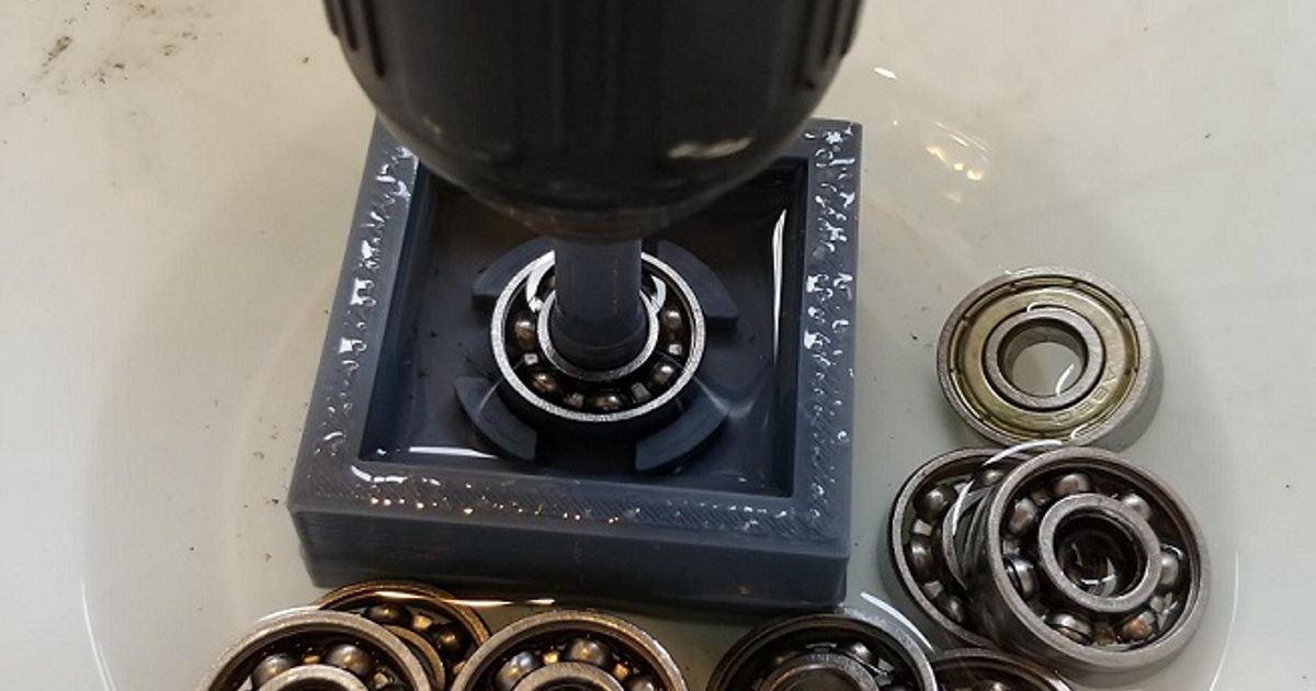 608 Bearing Power Cleaner by jmone Download free STL model