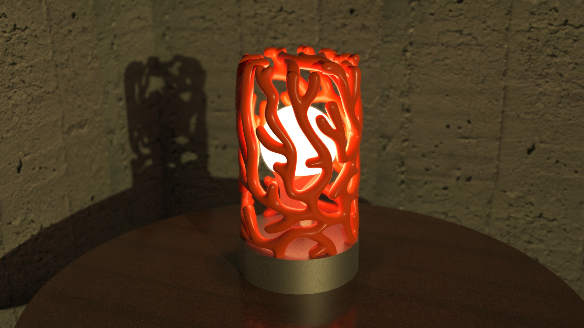 Tree Root Lamp Cover - Abstract