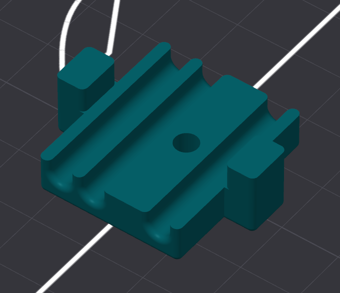 RatRig V-Core Z Stepper Wire Guide with 3030 stoppers