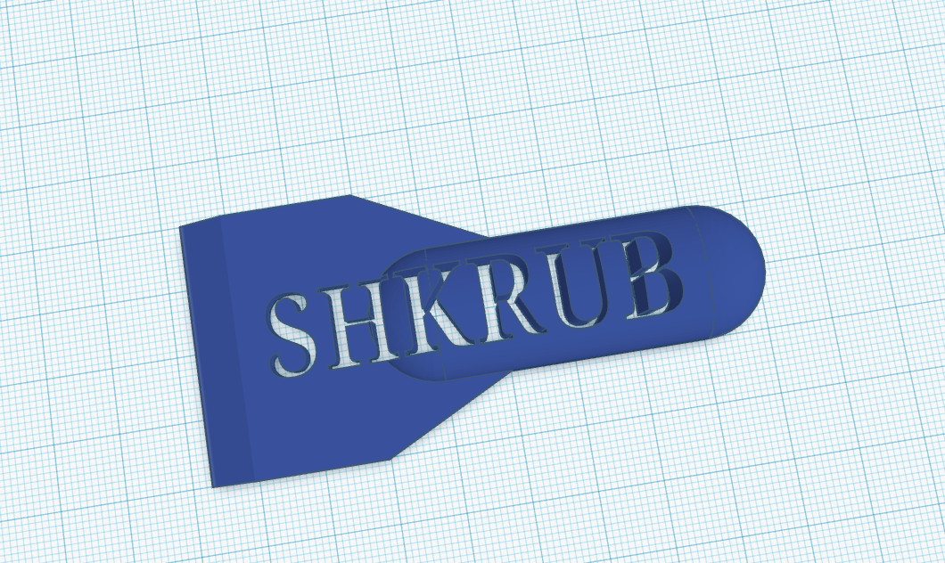 da SHKRUB printbed scrubber