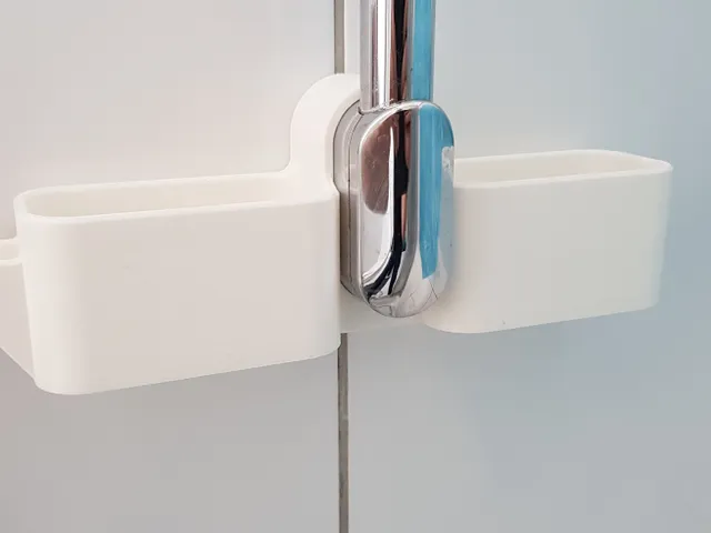 Shower gel bracket for "Brausegarnitur" (the pipe on witch your sprinkler is fixed)
