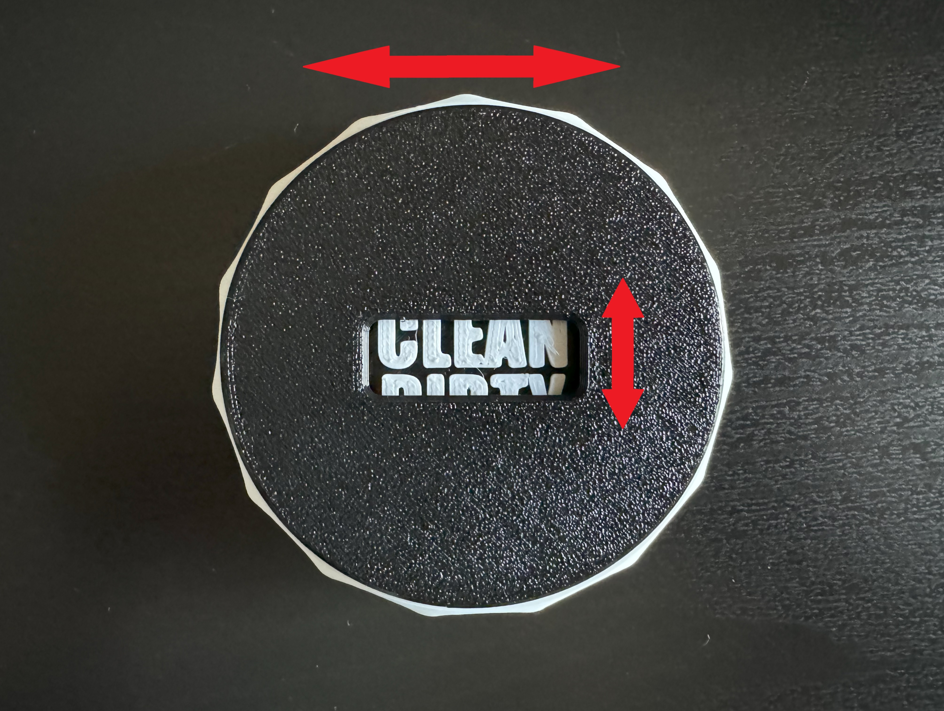 Dishwasher Dirty/Clean Dial Sign