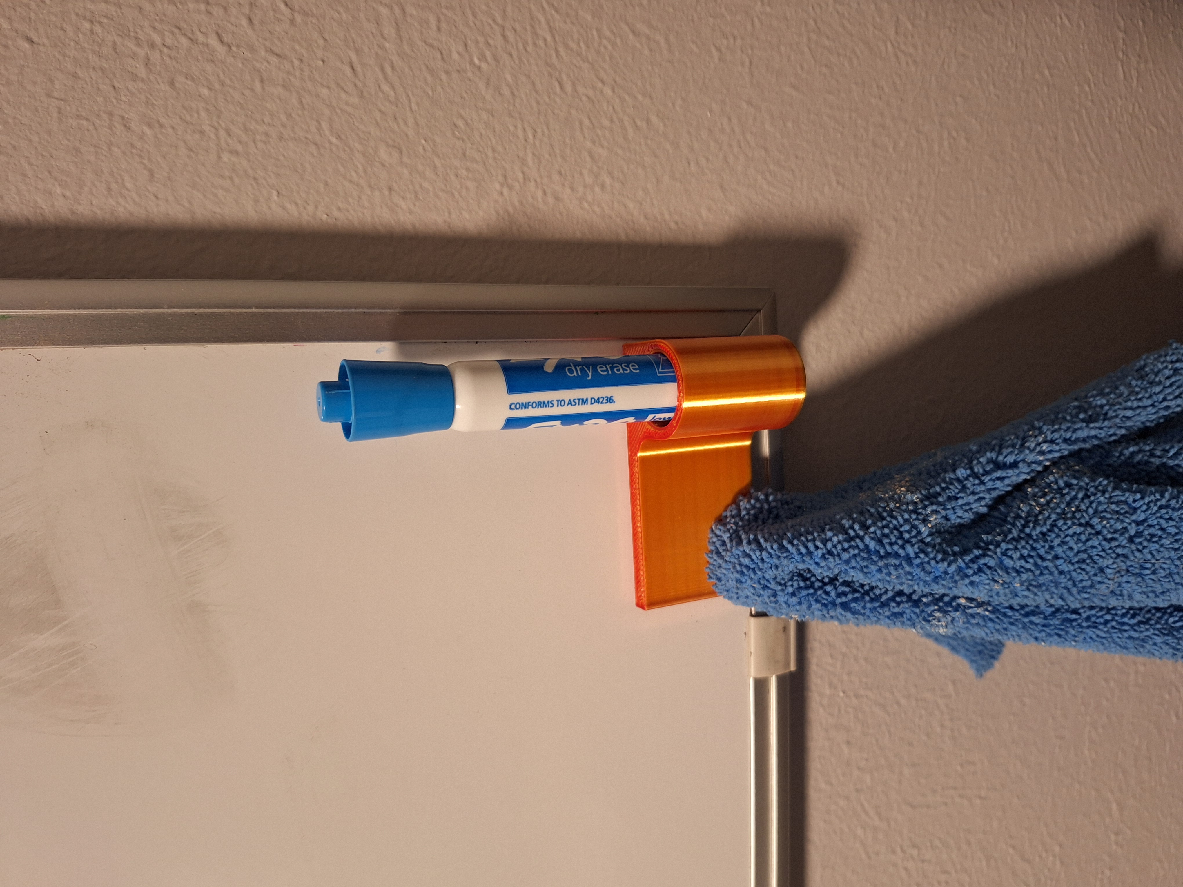Whiteboard Marker and Towel Holder