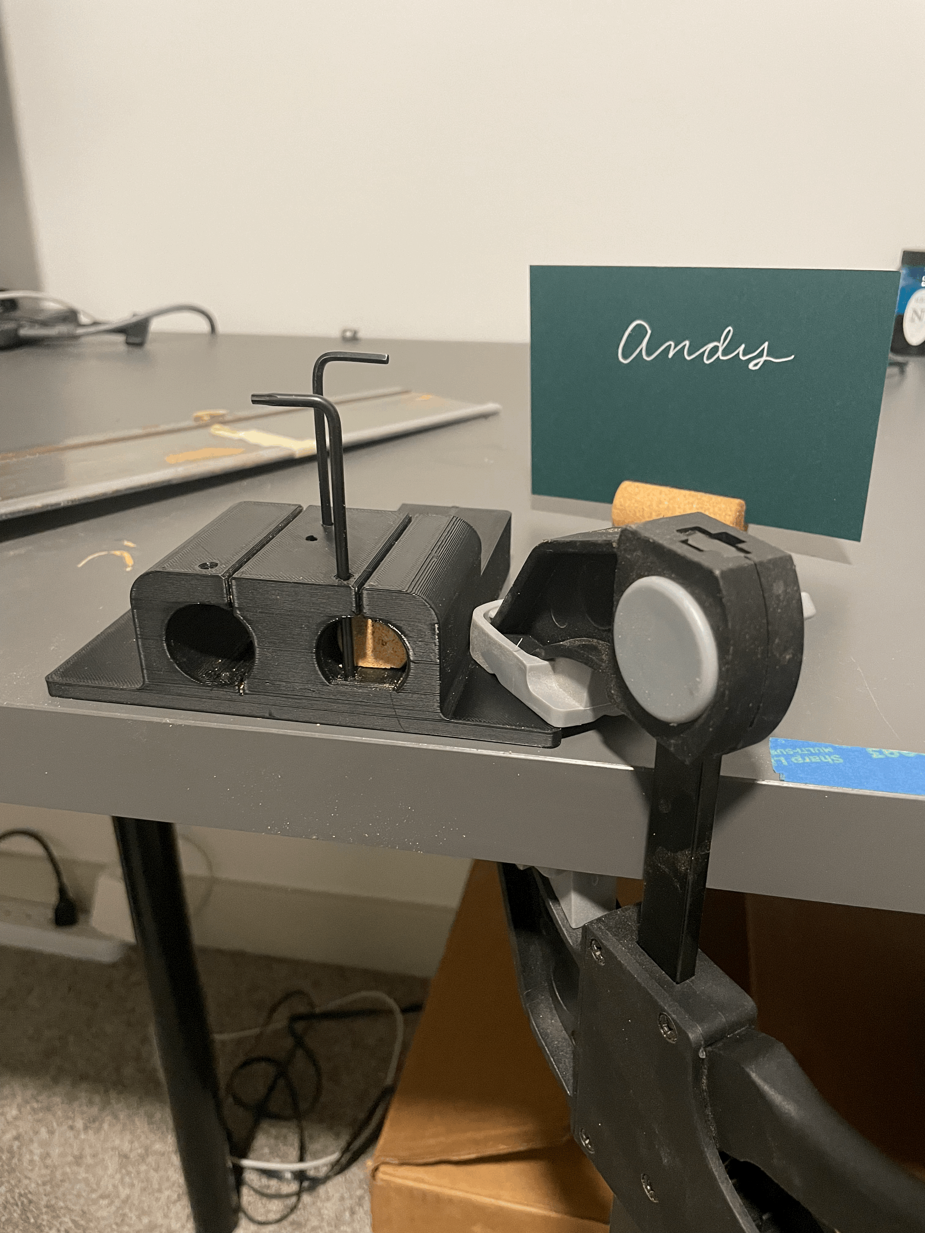 Place Card Cork Base Jig