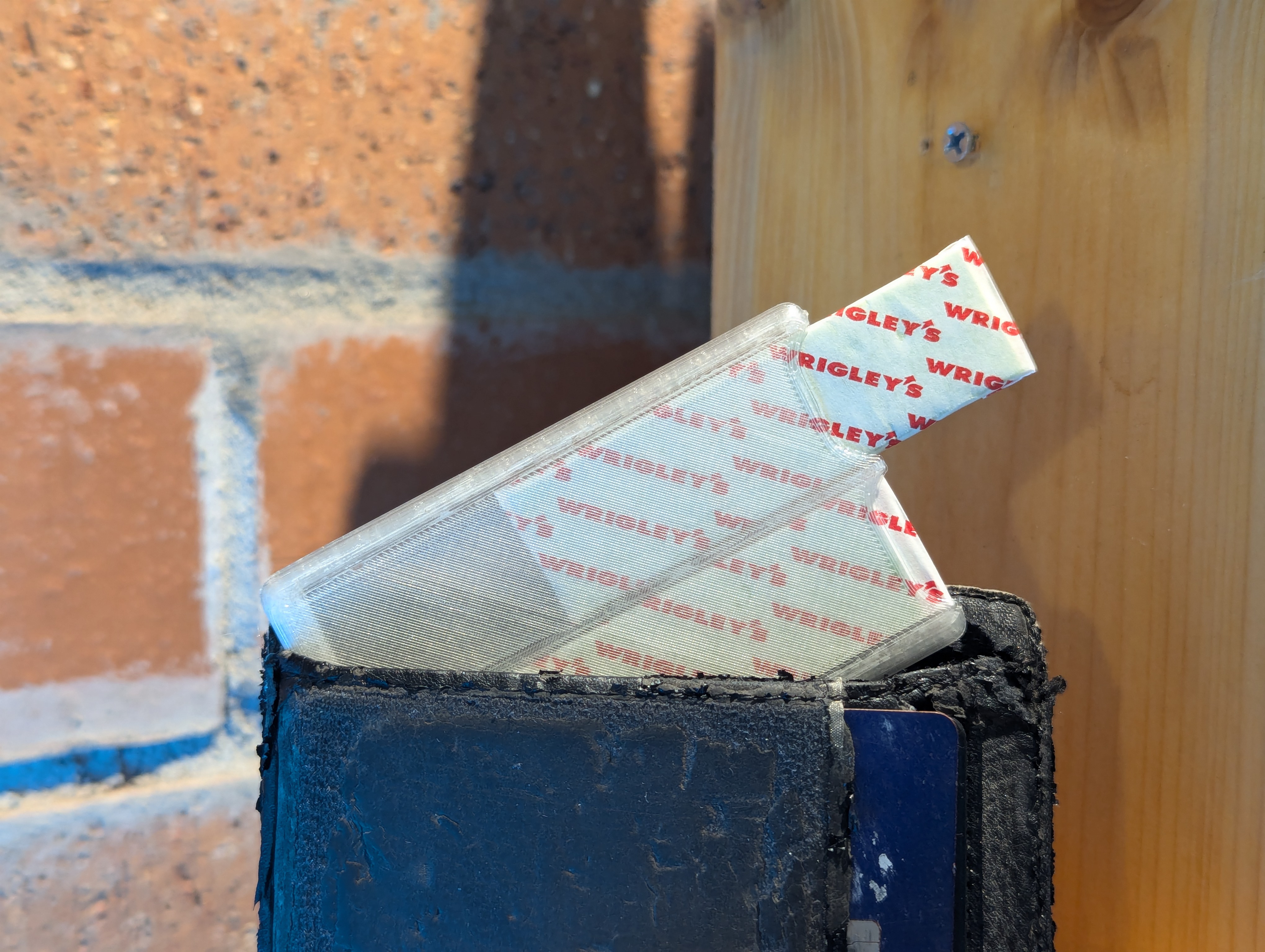 The Gum Card - Travel Chewing Gum Credit Card Holder